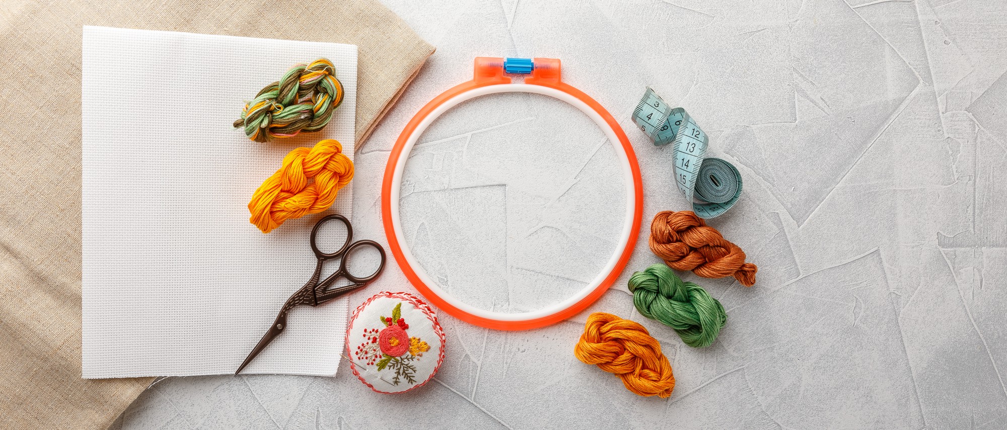 Rough hoop work before technique correction